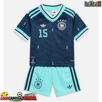 Camisa de Futebol Alemanha Nico Schlotterbeck #15 Equipamento Secundário Infantil Mundo 2026 Manga Curta (+ Calças curtas)
